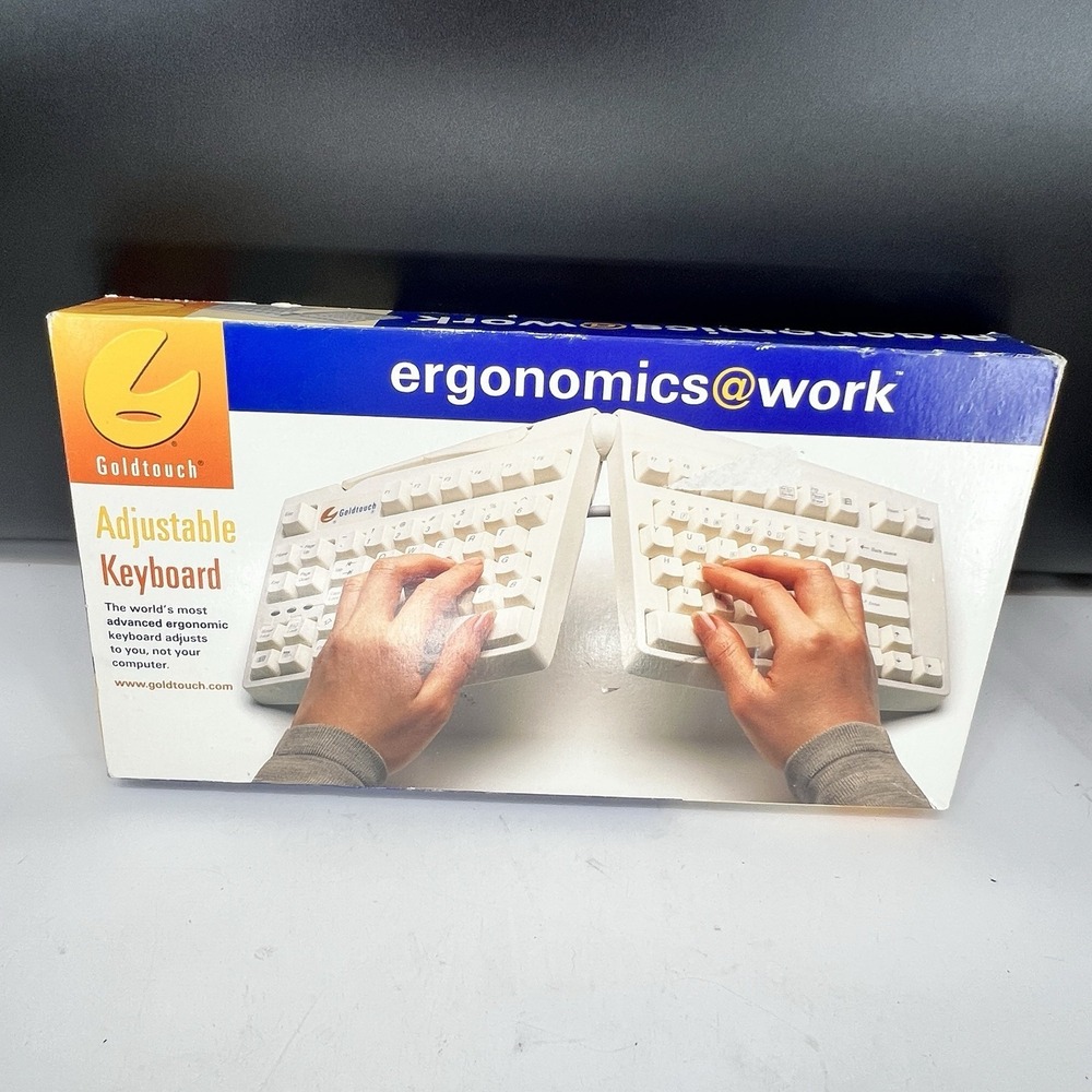 NIB‎ Goldtouch Ergonomic Keyboard GTN-0033 Brand New